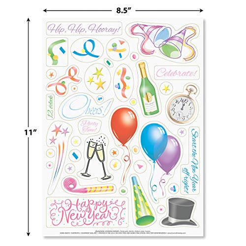 Current Year-Round Themed Sticker Variety Pack - 12 Sheets, 178 Assorted Stickers for Kids, Teachers, School, Scrapbooking, Journals, Monthly Planners, Calendars, Holiday Crafts & Greeting Cards - color: Year-round Pack