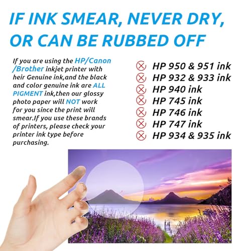Uinkit 11 x 17 Thick Photo Paper Glossy 11x17 60Sheets 62lb Inkjet Heavyweight 230gsm Gallery show Brochure Pictures Funeral Bulletin Obituary Papers Obituaries Gloss Papers - size: 11"x17"x60