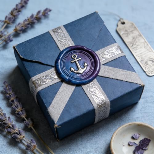 LANKIN Anchor Wax Seal Stamp, Nautical Theme; 25mm Brass Head - color: Anchor