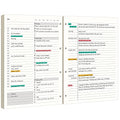 EMSHOI Undated Hourly Daily Planner Refills, 160 Pages, A4 (8.5" x 11.5") - color: Planner Refills