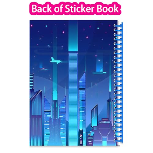 B5 Reusable Sticker Collecting Book Blank Sticker Album (Style J Dark Blue) - color: Style J Dark Blue