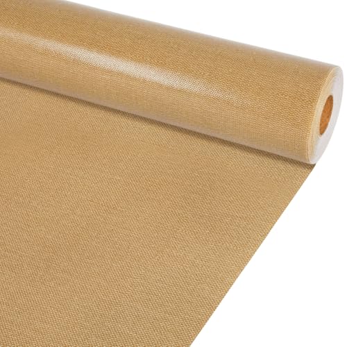 Burlap Brown Bulletin Board Roll Non-Woven Fabric Poster 15.55" x40ft - color: Brown, size: 472.4" x 15.6"