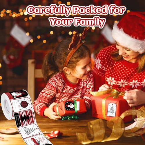 Outus 800 Pcs Christmas Gift Tags to from Labels 8 Styles, Classic Style - style: Classic Style