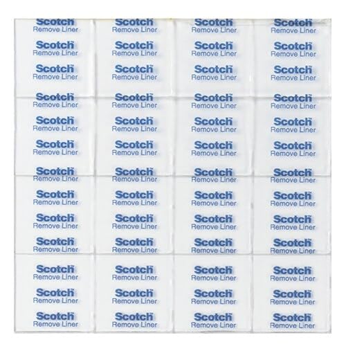 Scotch Removable Double-Sided Mounting Squares, 35 Squares per Pack - size: 0.68"