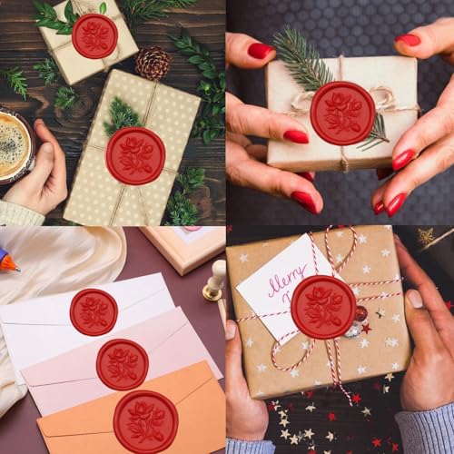 Red Wax Seal Beads 1500pcs, Atopbb Premium Sealing Wax Beads for WaxSeal Stamp, Affordable WaxSeal Pellets 1.1lb Refill Pack for WaxSeal Kit, Wedding Invitation, Envelope Seal, Crafts (Red) - color: Red