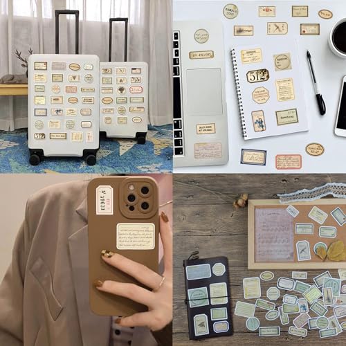 140 Pcs Vintage Aesthetic Stickers for Adults - style: Vintage Aesthetic