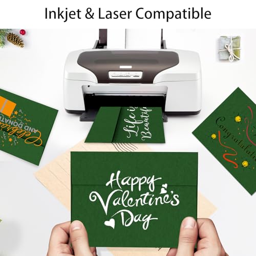 Dark Green Envelopes A2 Goefun 100 Pack Self Seal for Invitations - color: dark green, size: A2