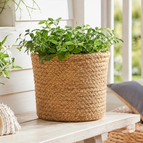 3/8 Inch Natural Jute Rope, 200 Feet Thick Hemp Rope, 4 Strands Twisted Jute Twine for Crafts, Gardening, Cat Scratching Post, Home Decorating, Indoor/Outdoor Use - size: 3/8 Inch x 200 Ft