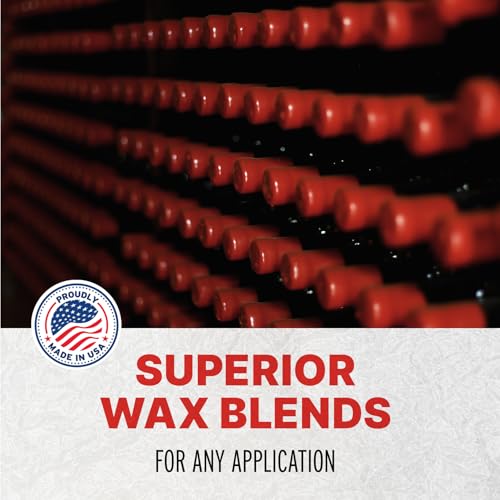 Blended Waxes, Inc. Bottle Sealing Wax, Premium Pastille Wax Seal Beads for Wine, Beer, and Liquor Bottle Closure, Seals Between 25-30 Bottles, 1 lb, Bright Red - color: Bright Red