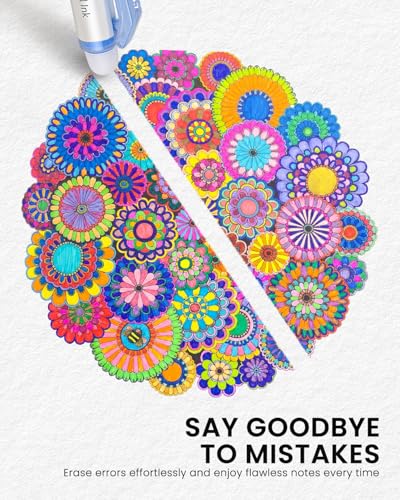 Four Candies Erasable Gel Pens, 0.7 mm Fine Point Pens, 18 Assorted Colors | Make Mistakes Disappear, Erasable Pens Multicolor, Retractable Erasable Pens for School, Journaling & Office Writing - color: 18 Colors