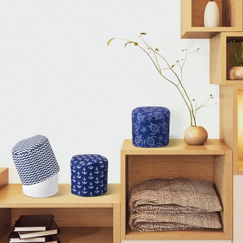 Hoolerry 6 Pcs Decorative Toilet Paper Roll Covers, Nautical - style: Nautical