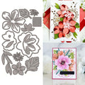 Splicing Flowers and Leaves Metal Cutting Dies Sets for Card Making - color: XMZ-743-A