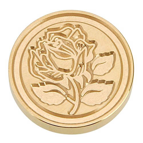Yoption The Rose Wax Seal Stamp Set with Sealing Wax Sticks - color: The Rose