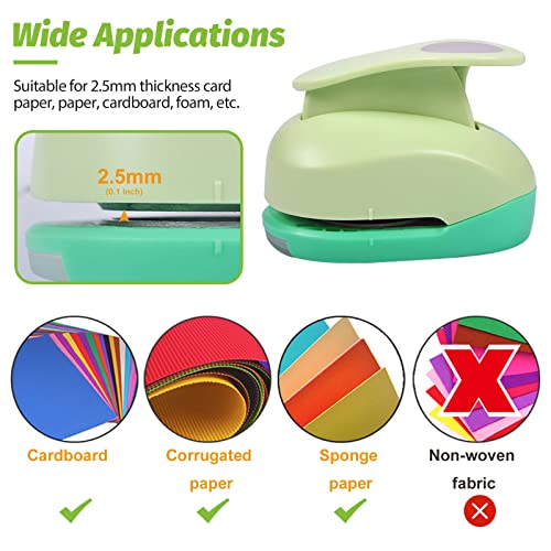 UCEC Circle Punch, 1.75 Inch Hole Punch for Crafting, Scrapbooking, Cards, Arts and Fun Projects - Handmade Paper Craft Circles - color: Circle, size: 1.75 Inch