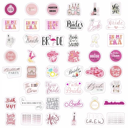 100Pcs Bachelorette Stickers, Bachelorette Party Stickers for Scrapbook, Laptop, Gifts for Women & Men - color: Bachelorette Stickers