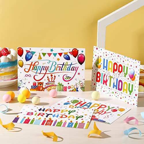 Junkin 80 Pack Birthday Postcards 4x6, Note Cards for Kids Adults - style: Birthday