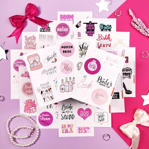 100Pcs Bachelorette Stickers, Bachelorette Party Stickers for Scrapbook, Laptop, Gifts for Women & Men - color: Bachelorette Stickers