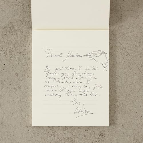 Midori MD Letter Pad - A5, Ruled, White, 50 Sheets - color: Multicolor