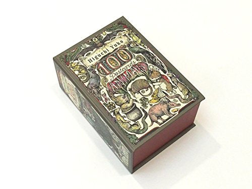 Higuchi Yuko 100POSTCARDS Animals Illustration Art Postcard Book Box