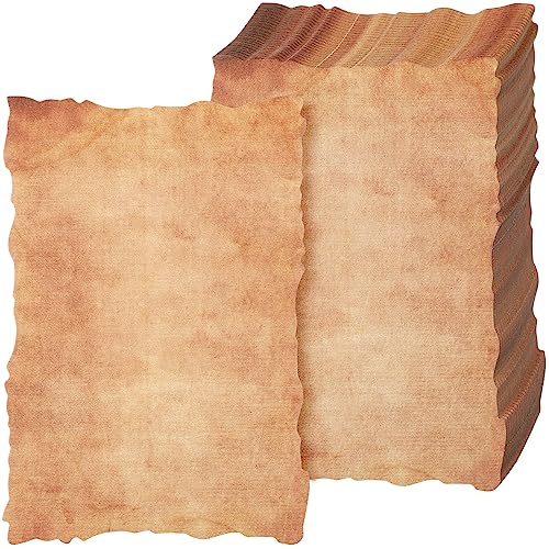Harloon 100 Pcs Vintage Paper Cotton Stationery Paper, 4x6 Inch - size: 4 x 6 Inch