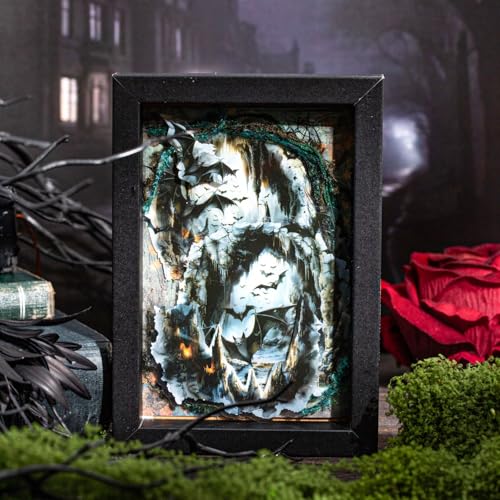 40 Pieces Aesthetic Gothic Dark Landscape Creation PET Sticker Set - color: Abadoned City