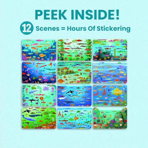 Cupkin Ocean Coloring & Sticker Activity Book | 500+ Stickers - color: Deep Blue Sea