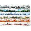 6 Rolls Mountain Landscape PET Tape for Scrapbooking - style: Mountain Forest