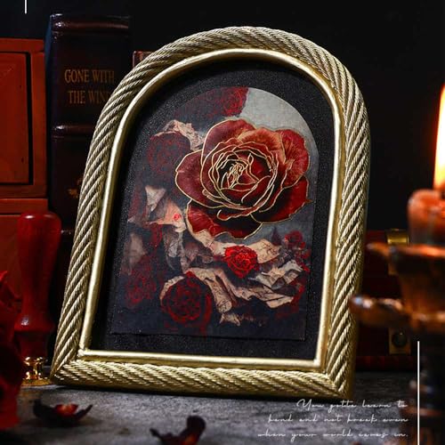 80 Sheets Gothic Scrapbook Paper, Vintage Junk Journal Supplies for Scrapbooking Kit, Magic Decorative Paper for Journaling Book Pages, Dark Academia Wall Decor for Room Decorations