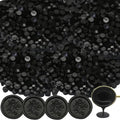 Sealing Wax Beads WaxSeal Beads, 600Pcs Black WaxSealing Beads for Wax Seal Stamp, WaxSeal Beads Kit Perfect for Wedding Invitations, Christmas Envelopes (Black) - color: Black