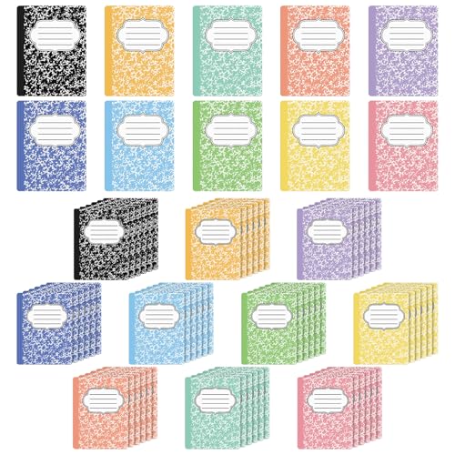 Chuangdi 60 Pcs Composition Notebook Bulletin Board Cutouts - style: Composition Book