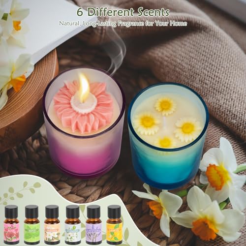 ZEROMX Candle Making Kit for Adult Beginners with Digital Wax Melting Pot - color: White Hot Plate