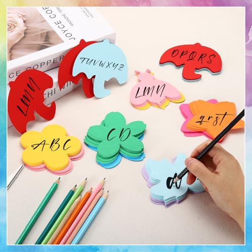 PATIKIL Bulletin Cutouts Paper, 108 Pcs Easter Bunny Shape Bulletin Board Paper Cut Outs Decorations with Adhesive Points for Classroom DIY Crafts Projects Party Supplies, Multicolored - style: Easter Bunny Shape