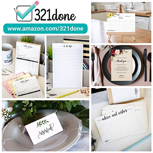321Done Double Sided Dot Grid Notepad, 8.5x11, 50 Sheets, 0.20" Spacing | Made in USA - Dotted Pages for Bullet Journaling, Planning and Sketching, 5 Dots per Inch, Tear-Off Bright White Sheets - color: Dots, Two-Sided - 0.20" Small, size: Letter Size (8.