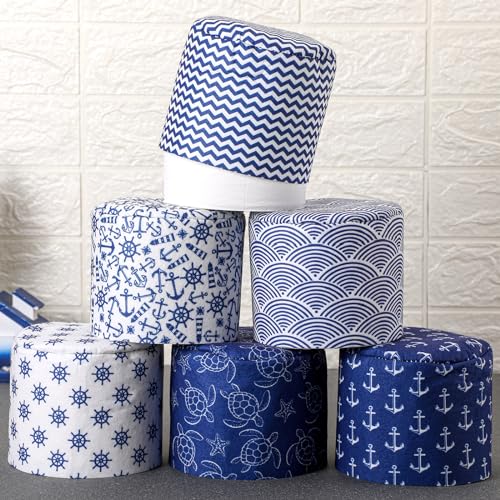 Hoolerry 6 Pcs Decorative Toilet Paper Roll Covers, Nautical - style: Nautical