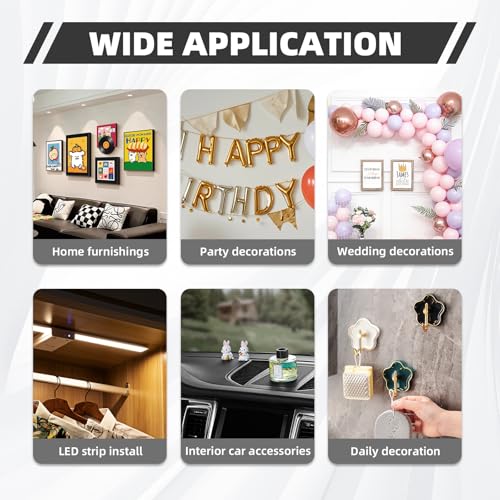 3M Double Sided Adhesive Square 1''×1'' 50 Pcs Waterfroof Removable - size: 1'' - 50 Pcs(Square), style: Square