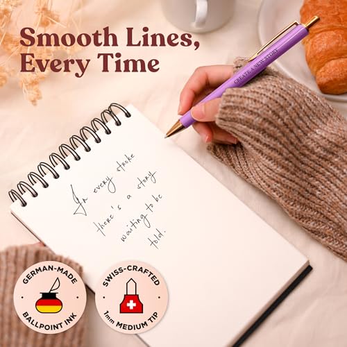 MESMOS New Beginnings Gifts for Women, 3pk Fancy Ballpoint Pen Set, Divorce Going Away Break Up Farewell Gifts for Women Friends and Coworkers - style: New Beginnings