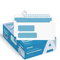 Aimoh #9 Double Window Security Envelopes, Self Seal Letter Size, 500 Ct - color: Custom Printed, size: 500 Count