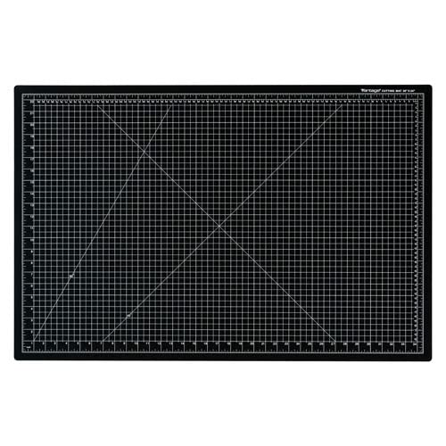 Dahle Vantage 10673 Premium Self-Healing Cutting Mat, 24"x36", 1/2" Grid, 5 Layers for Max Healing, Perfect for Crafts & Sewing, Black - color: Black, size: 36"L x 24"W