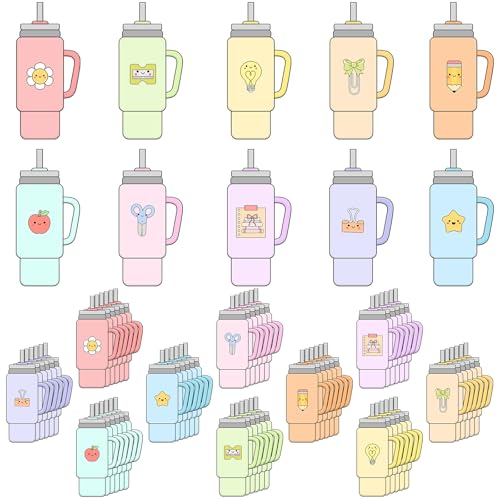 Chuangdi 60 Pcs Backpack Cutouts Travel Cup for Classroom - style: Travel Cups