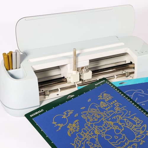 DOOHALO Metallic Pens Gold Silver Marker Compatible with Cricut 3/Maker/Explore 3/Air 2/Air Machine 1.0 Medium Point Tips for Drawing Writing - color: Gold 4 Pens Silver 3 Pens