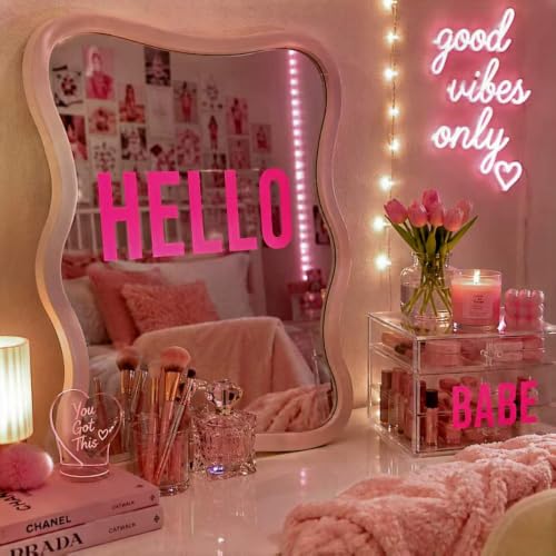 1-2 Inch Rose Red Holographic Laser Letter Number Stickers - color: Rose Red