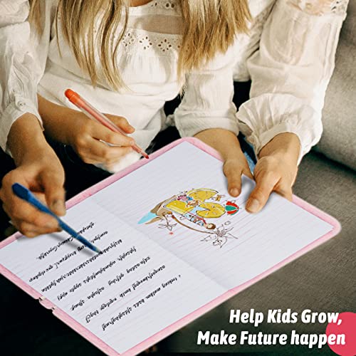SuperStyle Unicorn Secret Diary with Lock, Journal for Girls Ages 6-8 - color: Pink-Unicorn