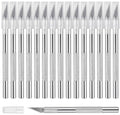 15 Pack Exacto Knife Set, Hobby Knife, Silver