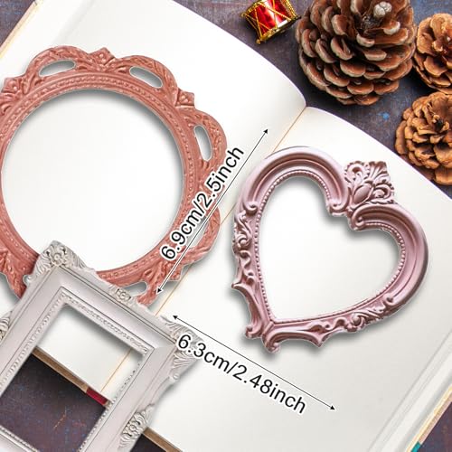 100 PCS Scrapbook Frames Vintage Frame Stickers