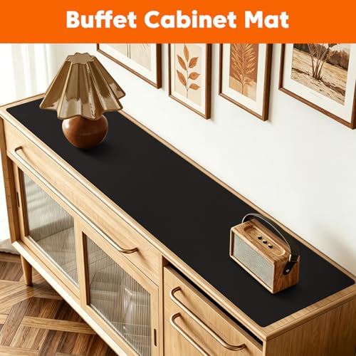 Large Silicone Mat for Countertop, 16"x72" Heat Resistant Mat, Black - color: Black, size: 72"L x 16"W