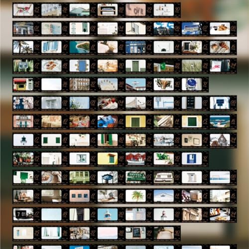 365 Days Daily Filmstrip Stickers, Cinematic Movie PET Stickers - color: Original Film Series