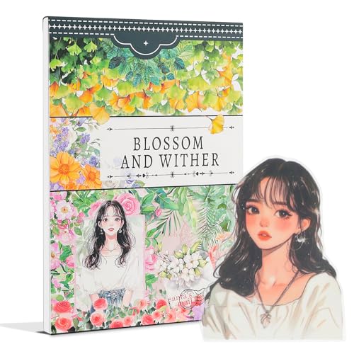 Snycler Sticker Book - 20 Sheets Vintage PET Stickers for Scrapbooking, Junk Journaling, Ephemera, and Decorative Crafts-Blossom and Winter - color: Blossom and Winter