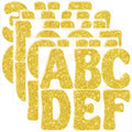 Bulletin Board Letters 74 PCS Glitter Gold Letter Stickers Large 5 Inch - color: Gold, size: 5 Inch