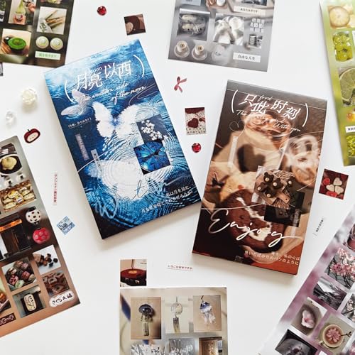 800+ Japanese Kawaii Sticker Book Set,40 Sheets Korean Aesthetic Stickers Book for Scrapbooking Supplies,Journaling,Planner,Calendar,DIY Craft(Water Sleeping Moment) - color: Sweetism