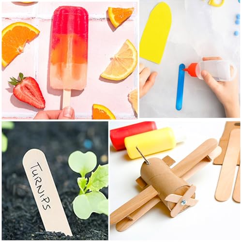 EWVVSS 4 Styles 500 Pcs Waxing Sticks Assorted Wax Applicator Sticks For Body Legs Face With Small Medium Large Sizes Wood Popsicle Sticks For Waxing Or Wood Craft Sticks